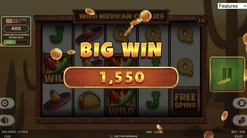 Wild Mexican Chillies - Free Spins'te büyük kazanç